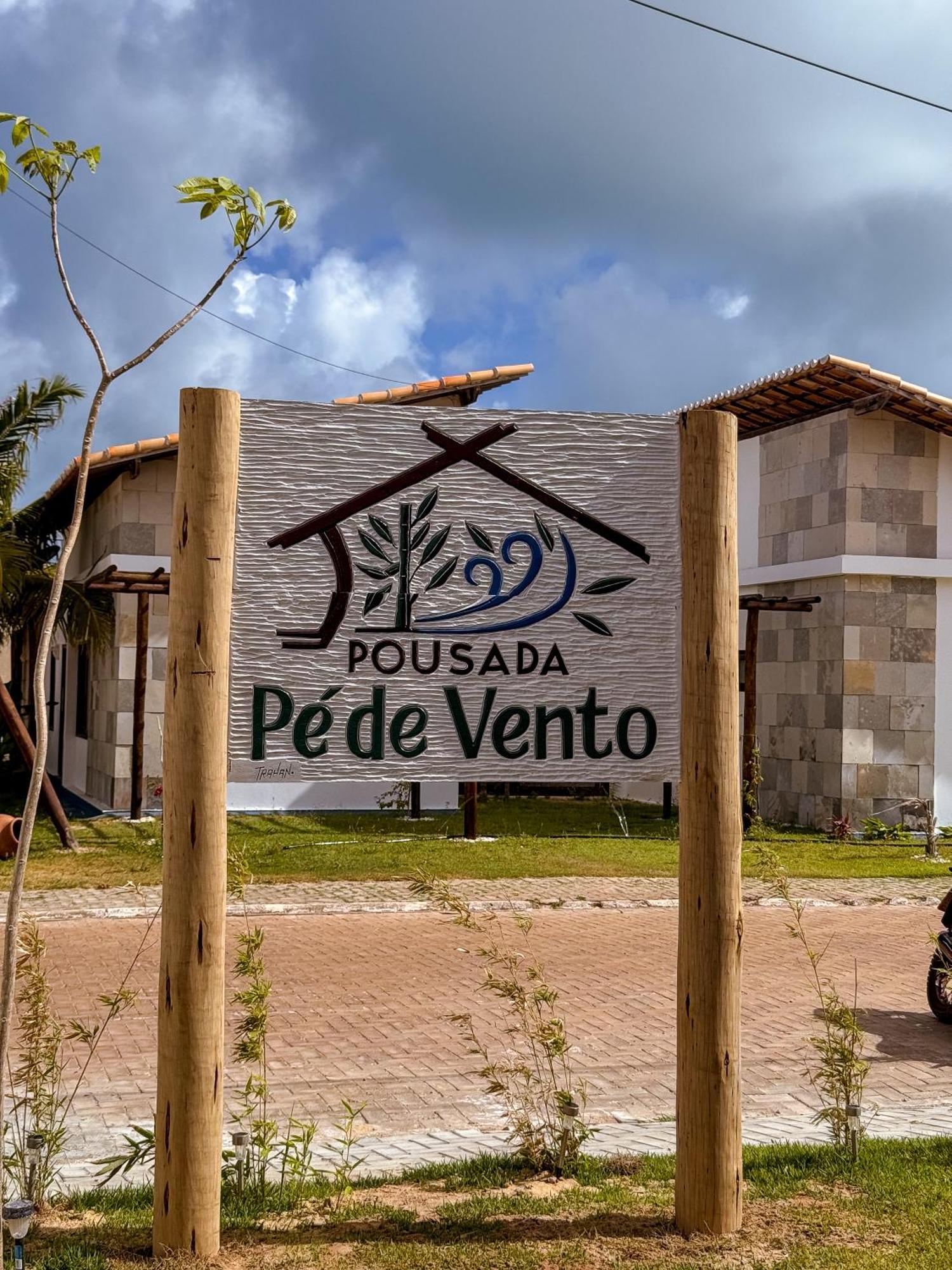 Pousada Pe De Vento Touros Esterno foto
